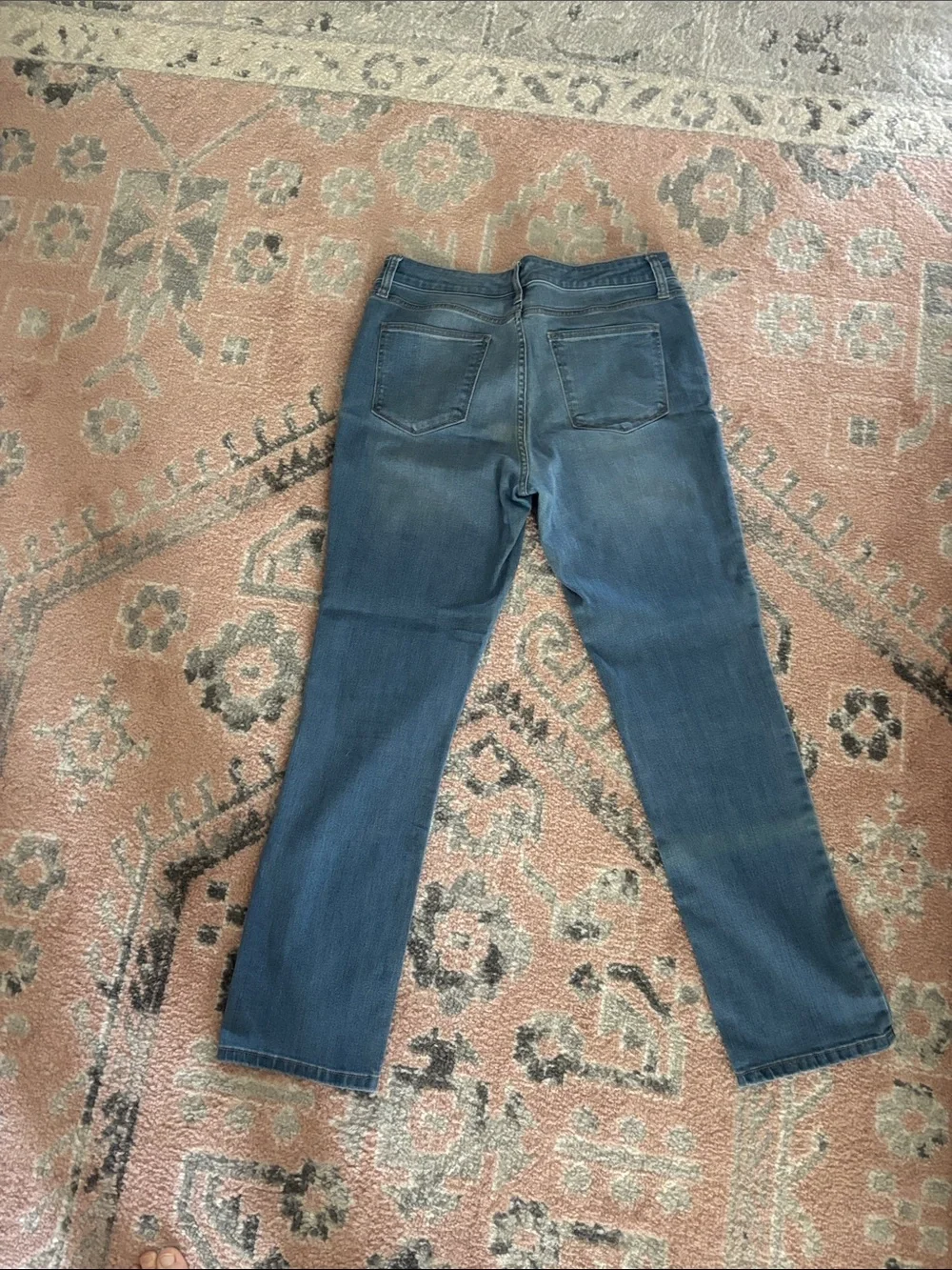 St. John's Bay Light Blue Straight Leg Women's Jeans